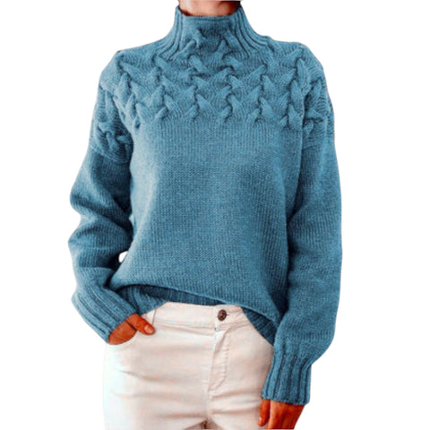 Talia | Pullover mit Zopfstrick-Detail
