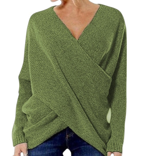 Heidi | Gekreuzter Pullover