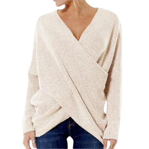 Heidi | Gekreuzter Pullover
