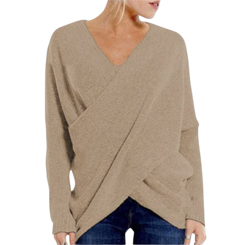 Heidi | Gekreuzter Pullover