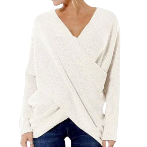 Heidi | Gekreuzter Pullover