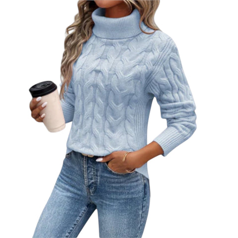 Anisa | Eleganter Rollkragenpullover aus Strick