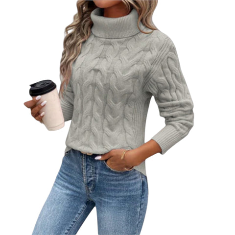 Anisa | Eleganter Rollkragenpullover aus Strick