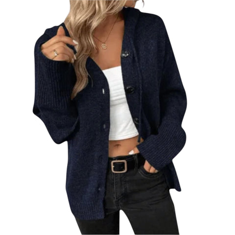 Brittan | Strickcardigan mit Knöpfe