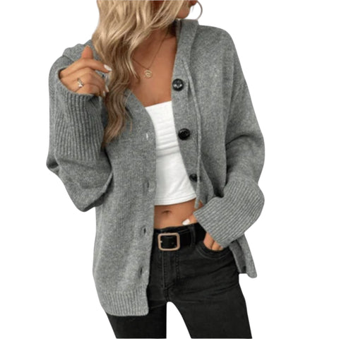 Brittan | Strickcardigan mit Knöpfe