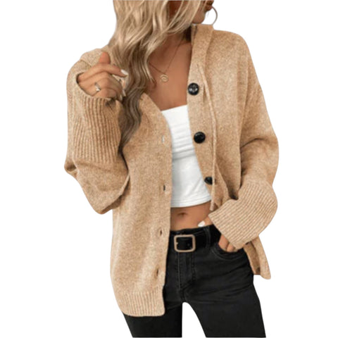 Brittan | Strickcardigan mit Knöpfe