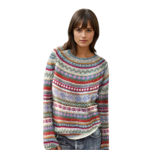 Ylenia | Lässiger & kuscheliger gestreifter Pullover