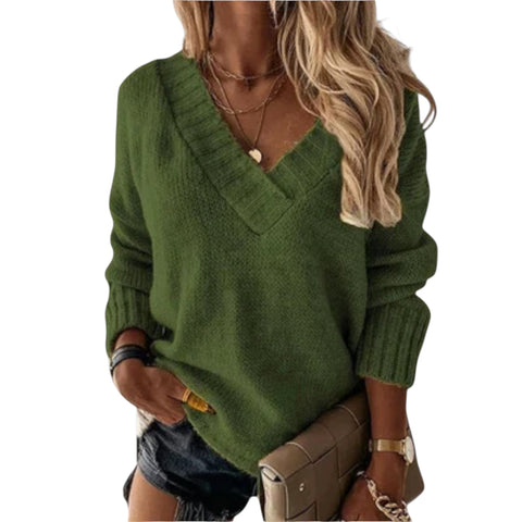 Liviana | Kuscheliger V-Schnitt Pullover