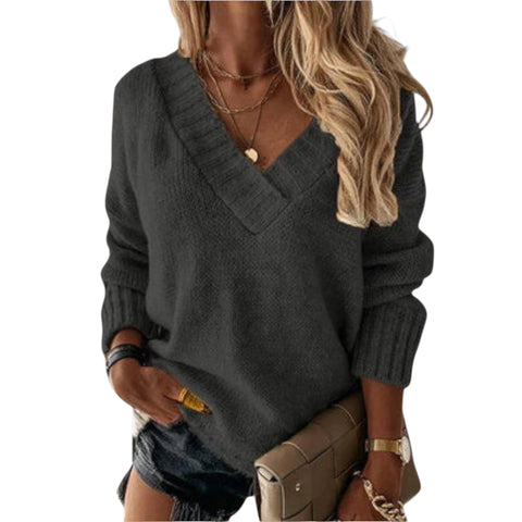 Liviana | Kuscheliger V-Schnitt Pullover