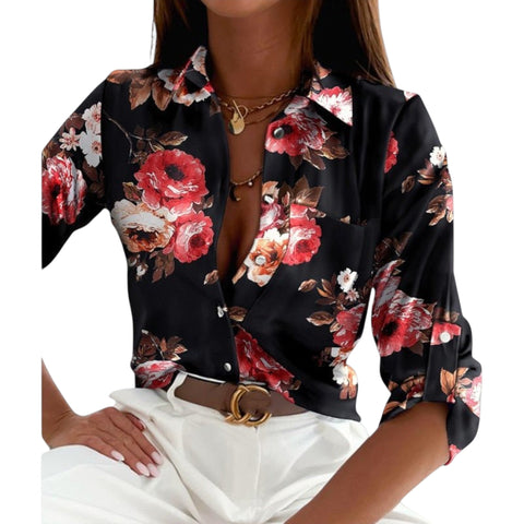 Eloria | Bluse mit klassischem Kragen