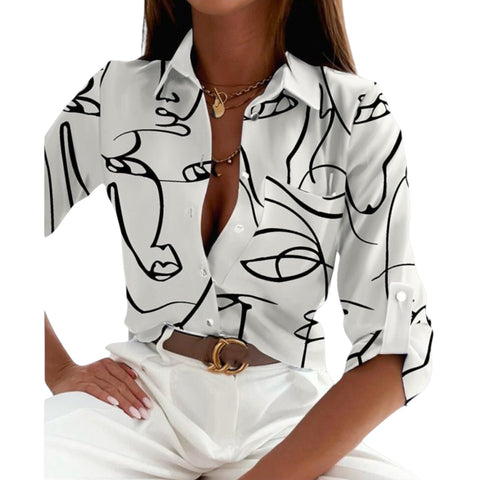 Eloria | Bluse mit klassischem Kragen