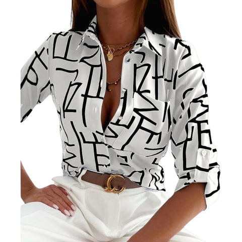 Eloria | Bluse mit klassischem Kragen