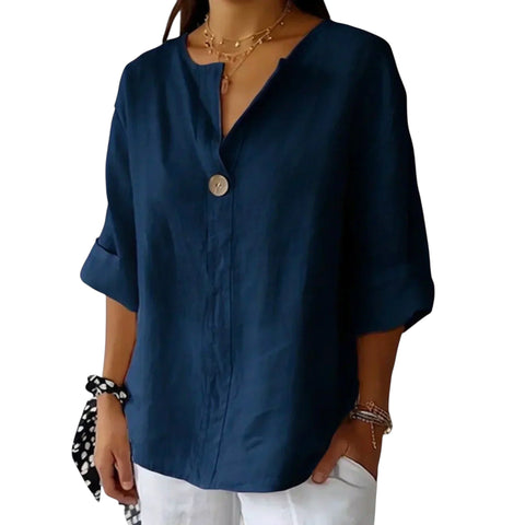 Altheline | Stilvolle Bluse mit V-Ausschnitt