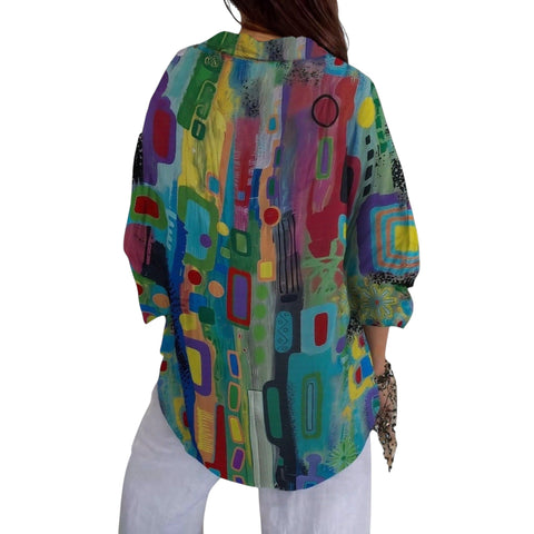 Line | Schicke Bluse mit Muster