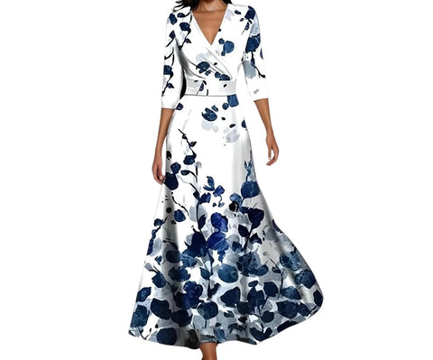 Regula | Luxuriöses Blumenkleid