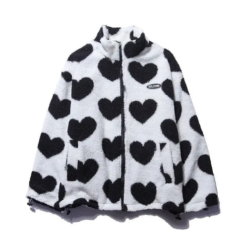 Kanika – Wendejacke Mit Herz Muster