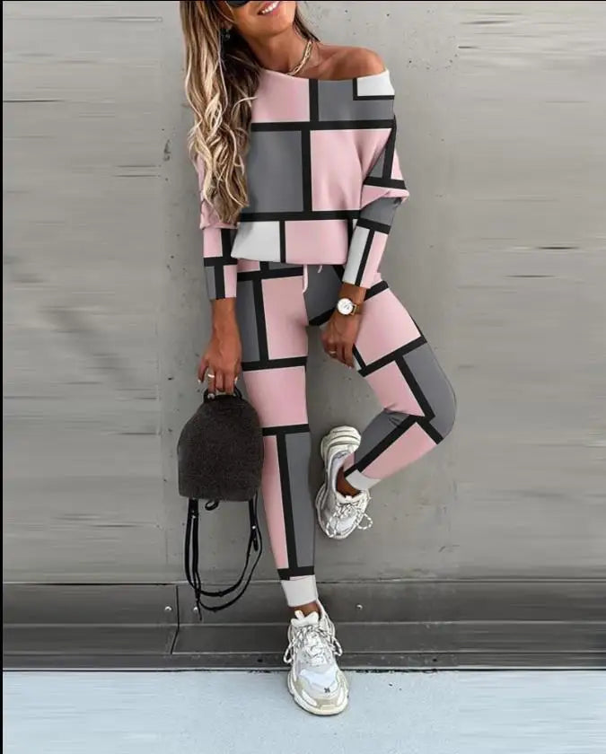 Zanira – Edles Co-Ord-Set mit Gigotärmeln + Hose