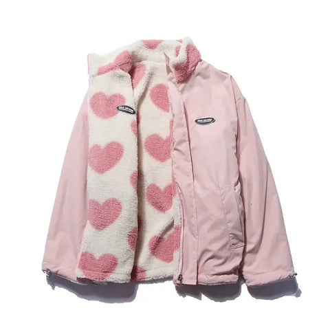 Kanika – Wendejacke Mit Herz Muster