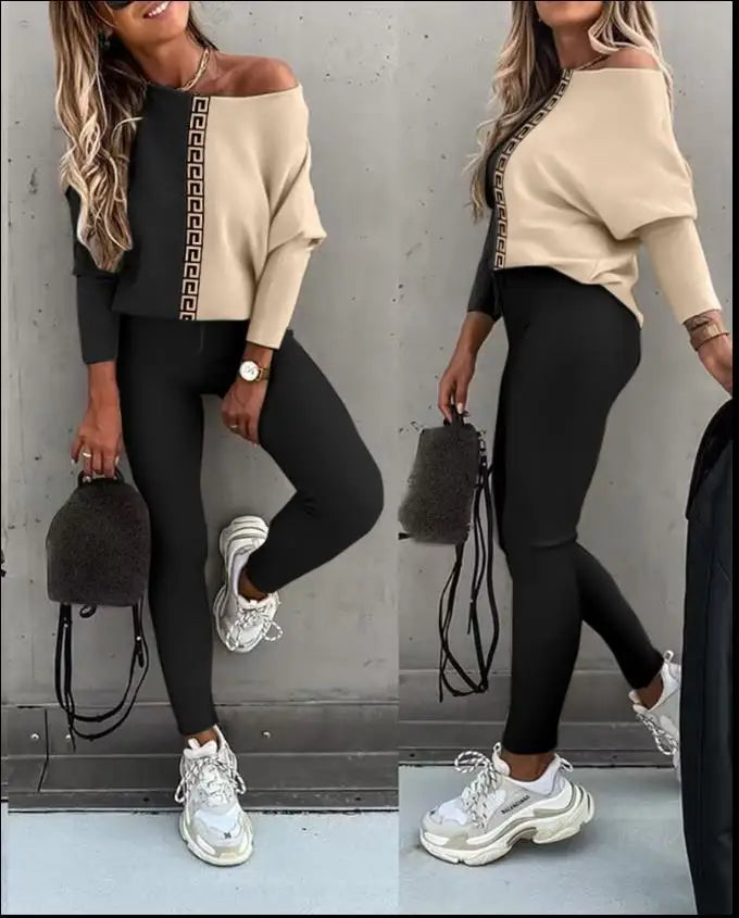 Zanira – Edles Co-Ord-Set mit Gigotärmeln + Hose