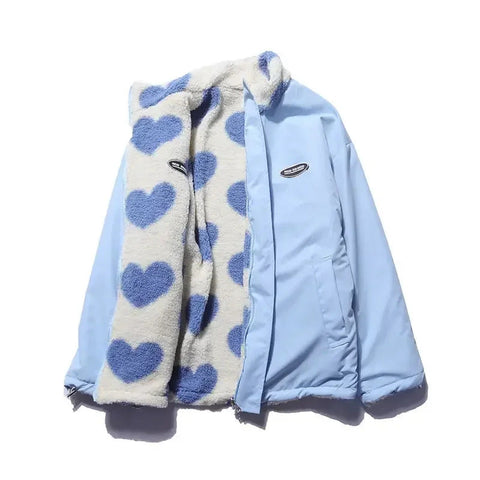 Kanika – Wendejacke Mit Herz Muster