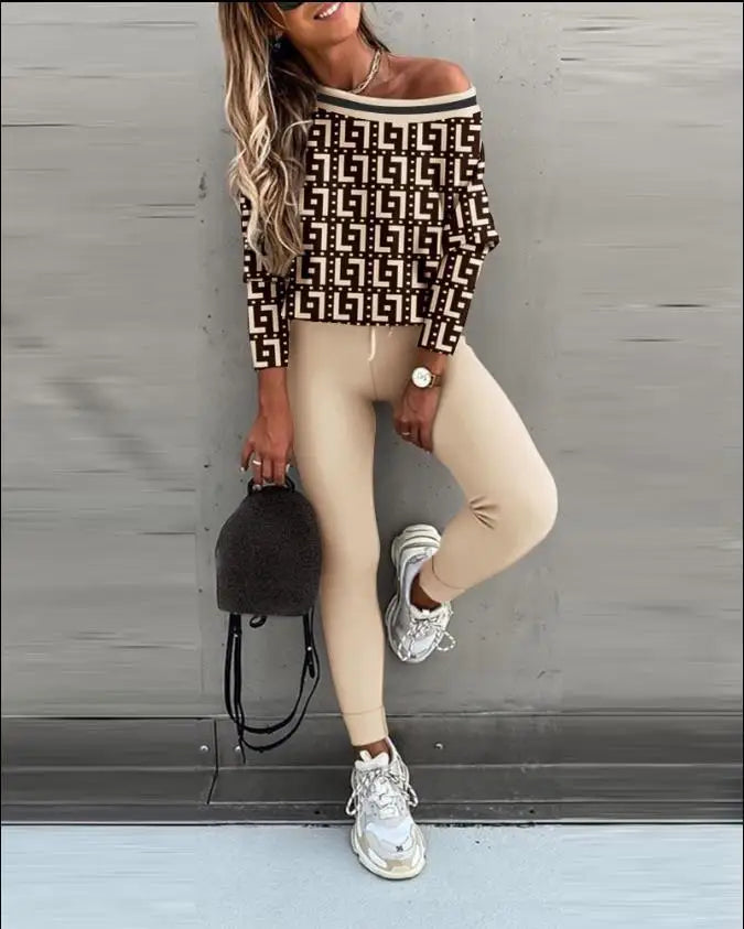 Zanira – Edles Co-Ord-Set mit Gigotärmeln + Hose