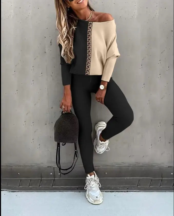 Zanira – Edles Co-Ord-Set mit Gigotärmeln + Hose