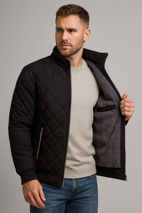 Vernoire™ – Gefütterte Herren Winter-Steppjacke