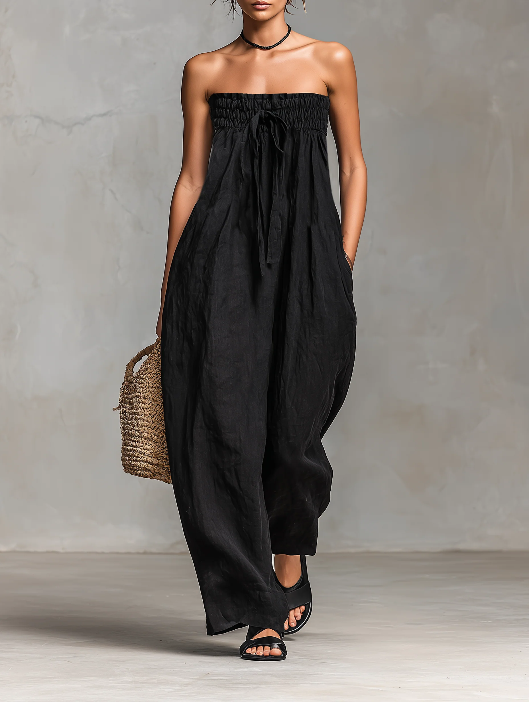Nina™ | Eleganter Jumpsuit ohne Träger