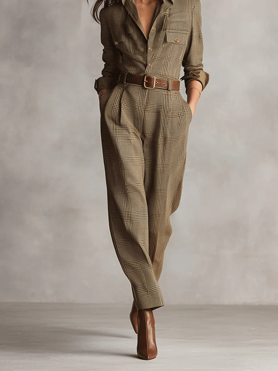 Anna™ | mono elegante kariert