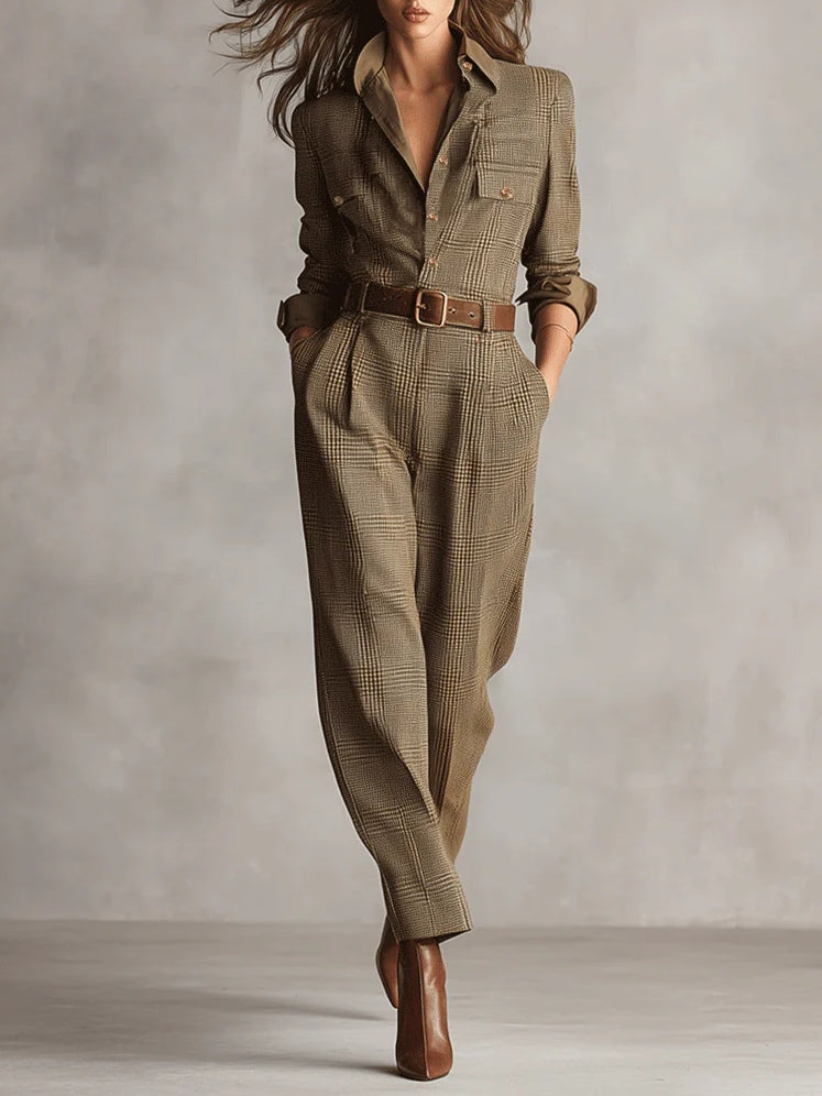 Anna™ | mono elegante kariert
