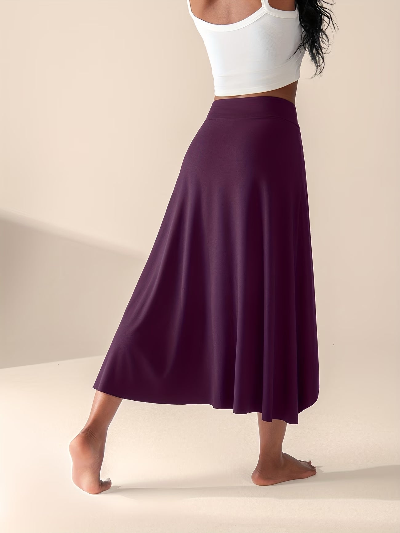 Eleganter Damen-Rock mit integrierten Shorts & Taschen