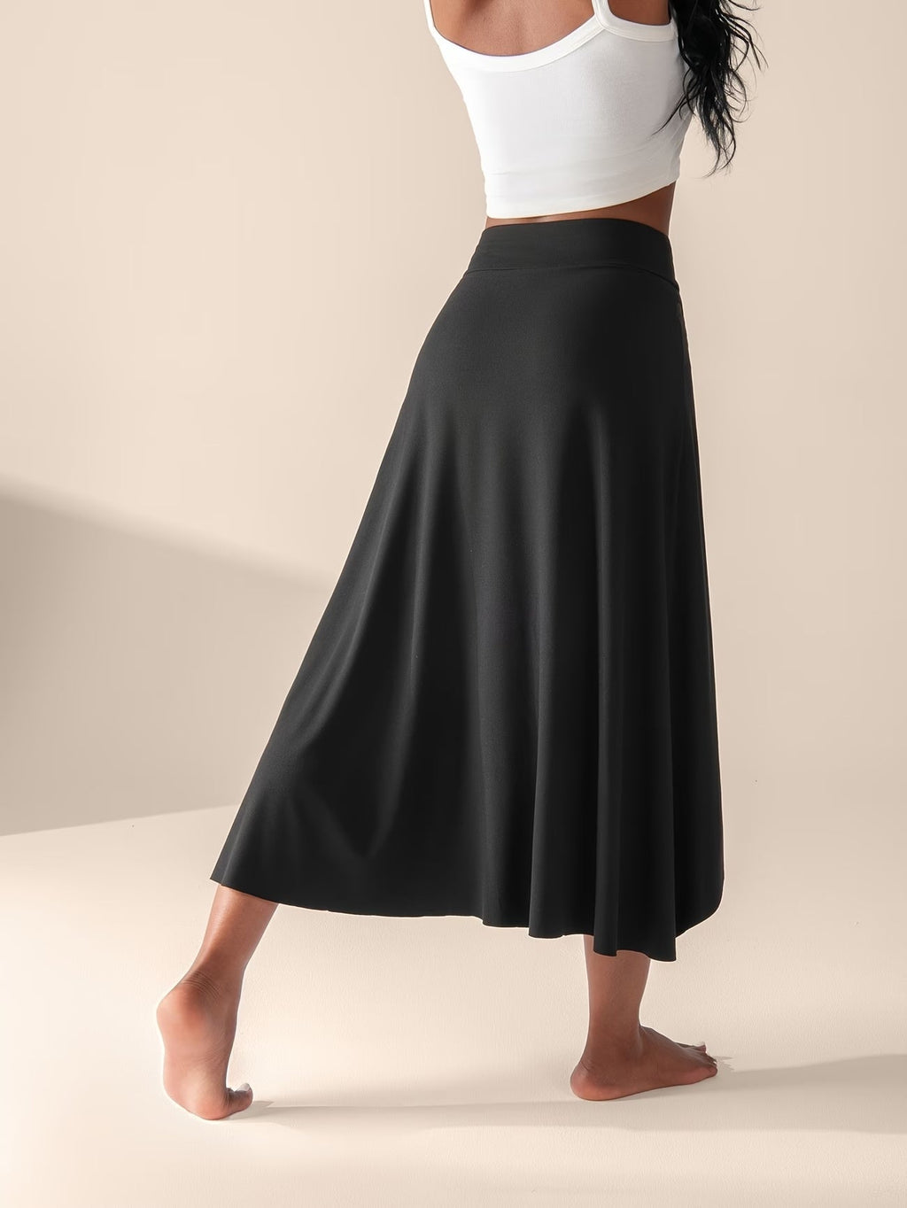 Eleganter Damen-Rock mit integrierten Shorts & Taschen