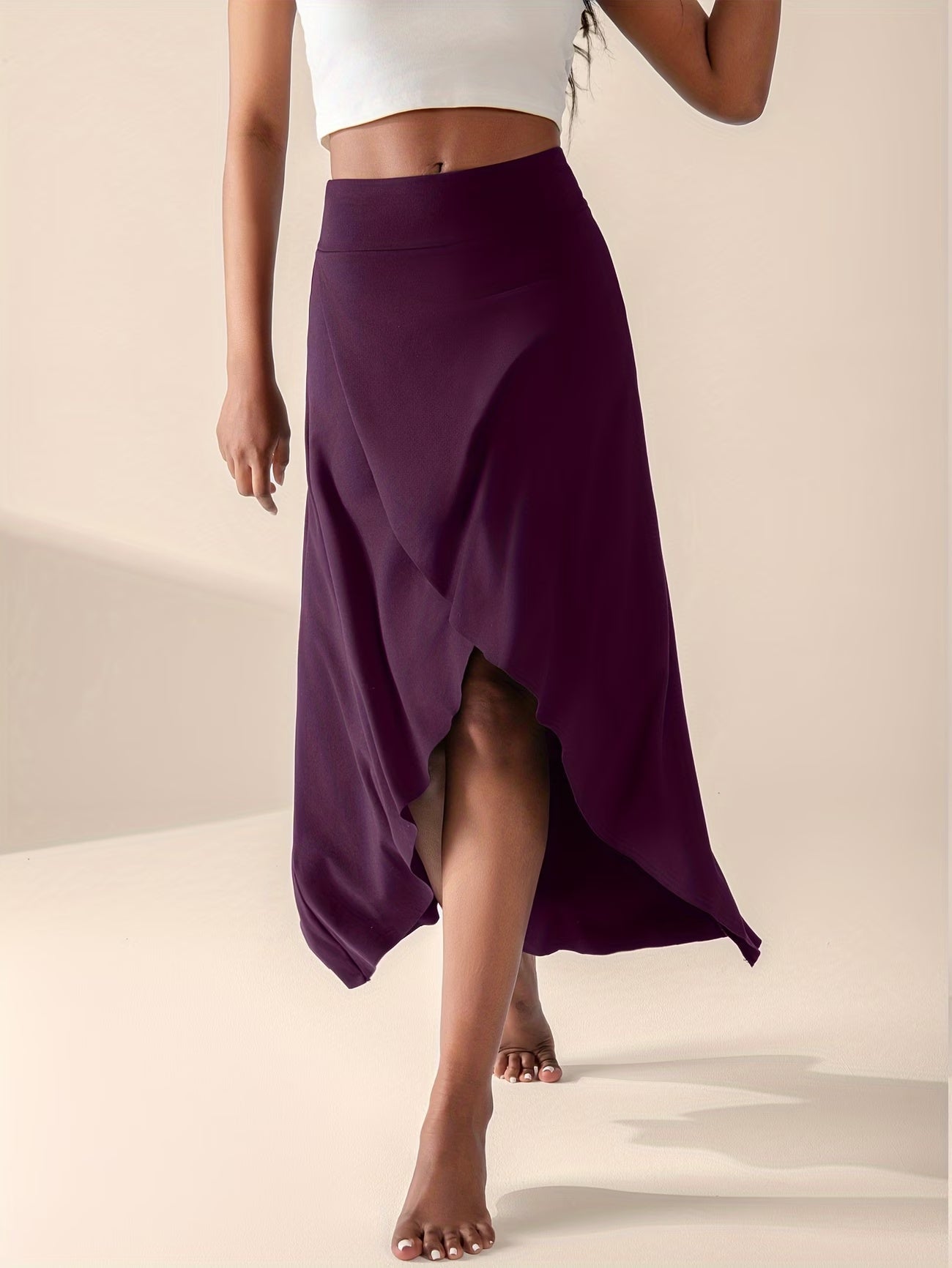 Eleganter Damen-Rock mit integrierten Shorts & Taschen
