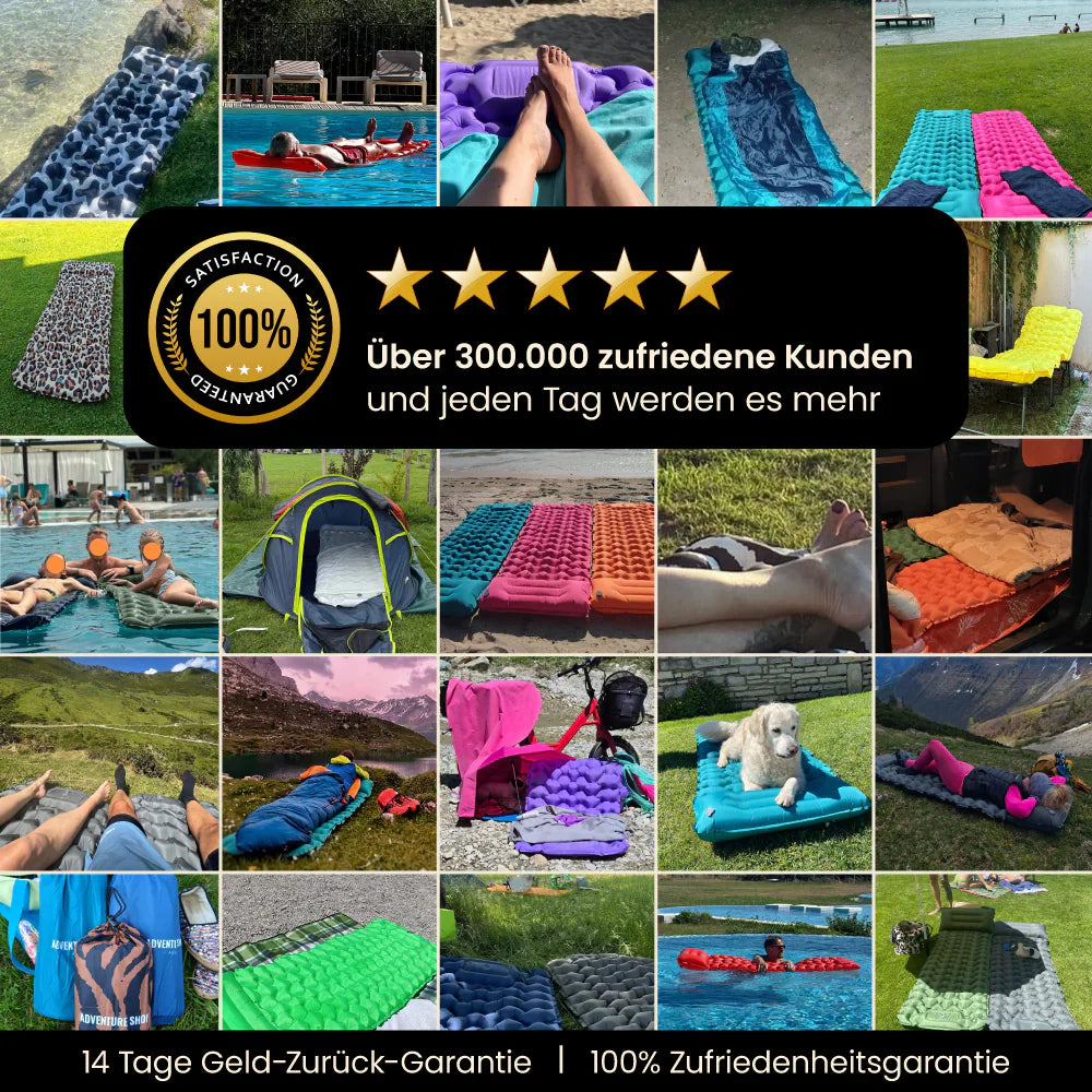 Superleichte und kompakte Isomatte – ideal für Reisen