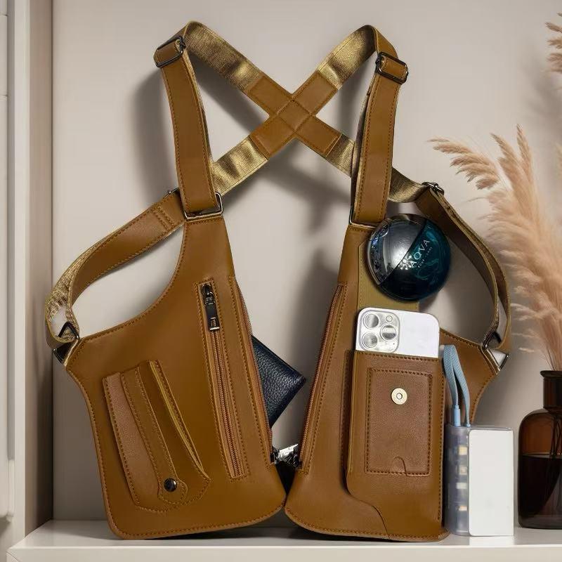 💪Einbruchsichere, hochwertige, verstellbare Schultertasche