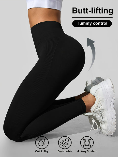 4-Wege-Stretch Leggings, Po-Hebend & Bauchkontrollierend
