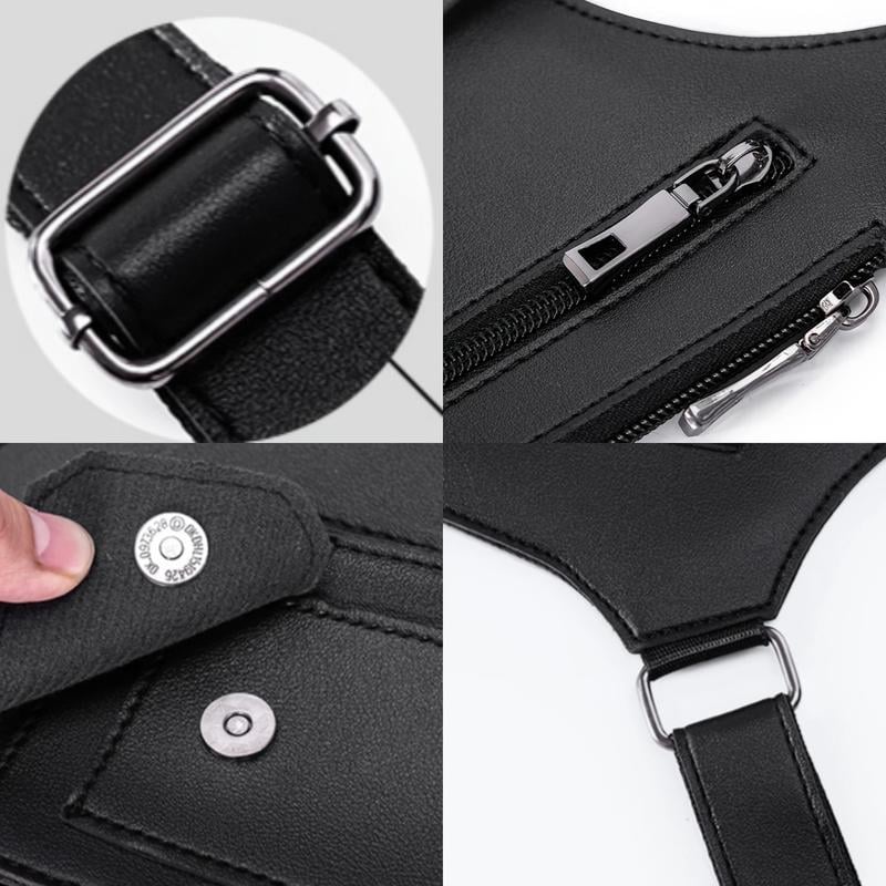 💪Einbruchsichere, hochwertige, verstellbare Schultertasche