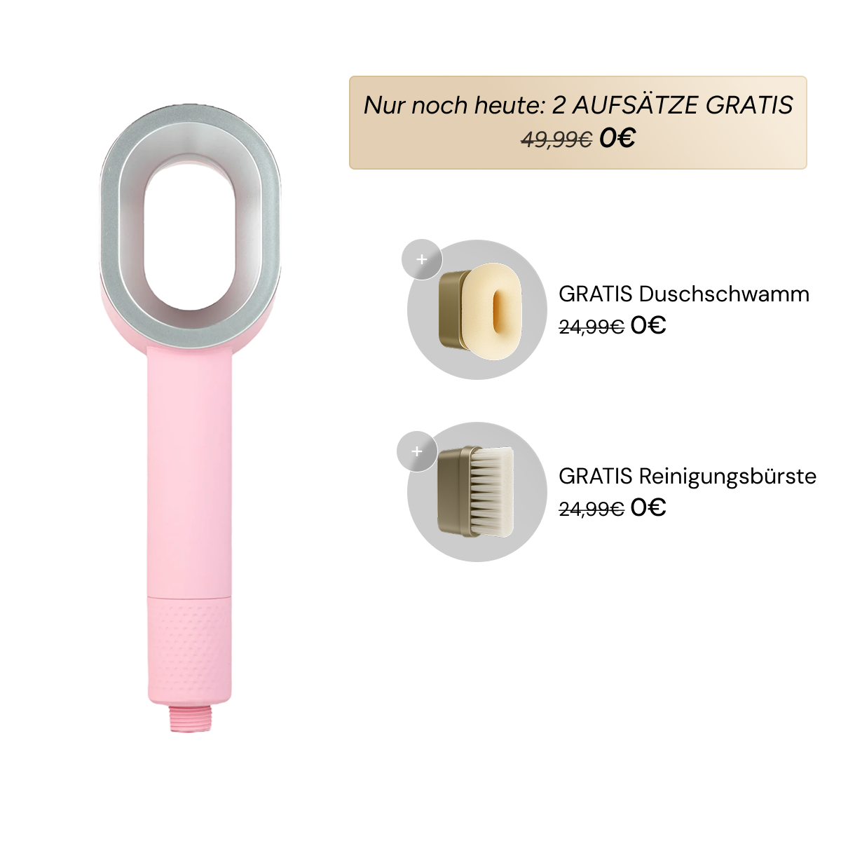 Doyoo Pure™ 3in1 Premium Filterduschkopf