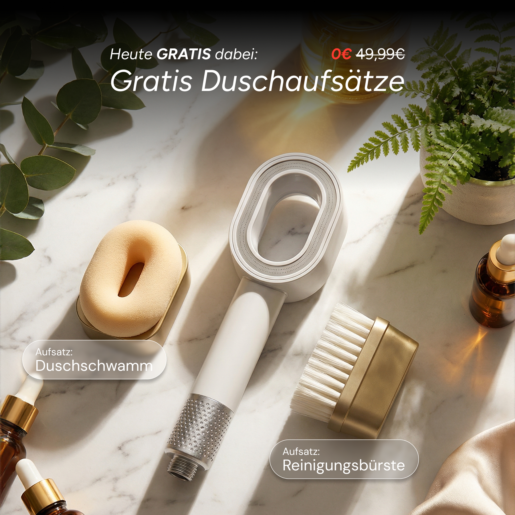 Doyoo Pure™ 3in1 Premium Filterduschkopf