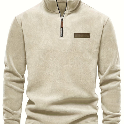 FleeceWarm™ – Herren Winter-Halbzippullover (Regular Fit)