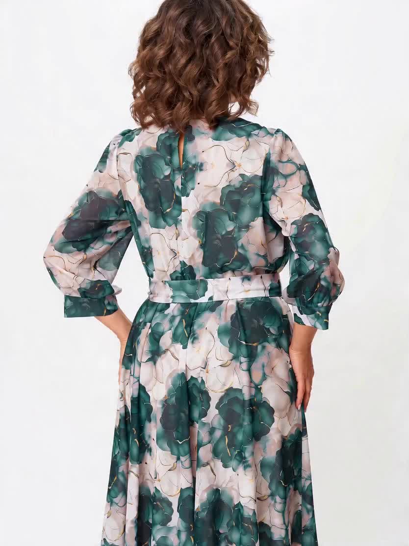 Lioressa – Luftiges Midikleid mit femininem Blumenprint