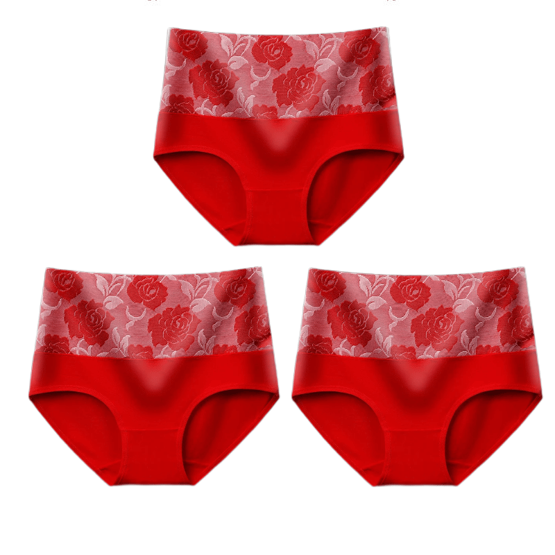 🔥Damen-Slip mit hoher Taille und Bauchkontrolle in Übergröße