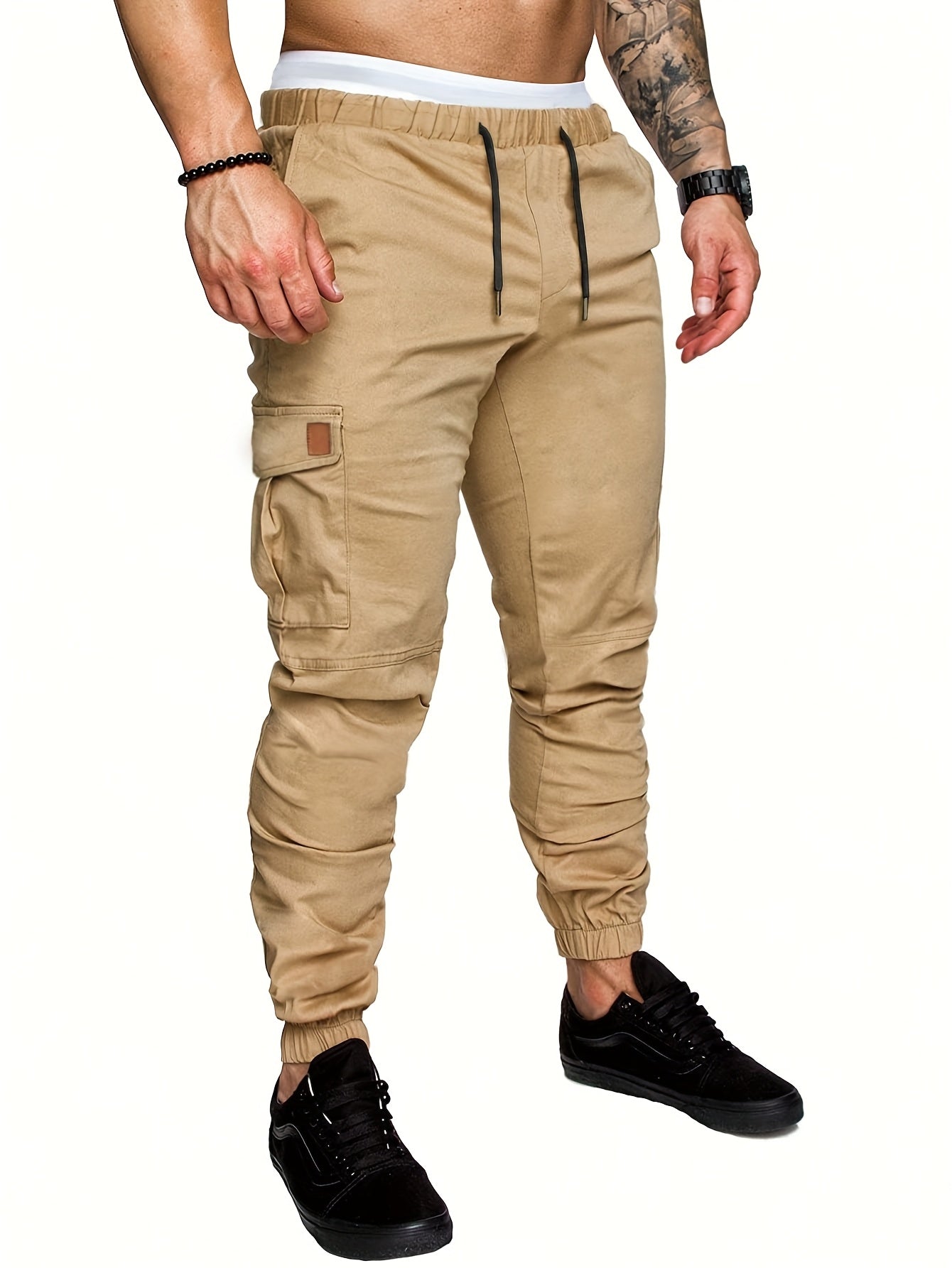 Solaro™ – Leichte Herren-Cargohose mit Kordelzugbund