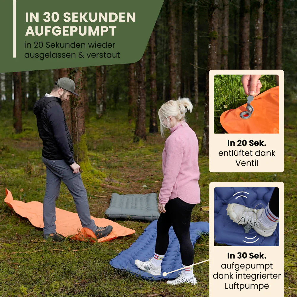 Superleichte und kompakte Isomatte – ideal für Reisen