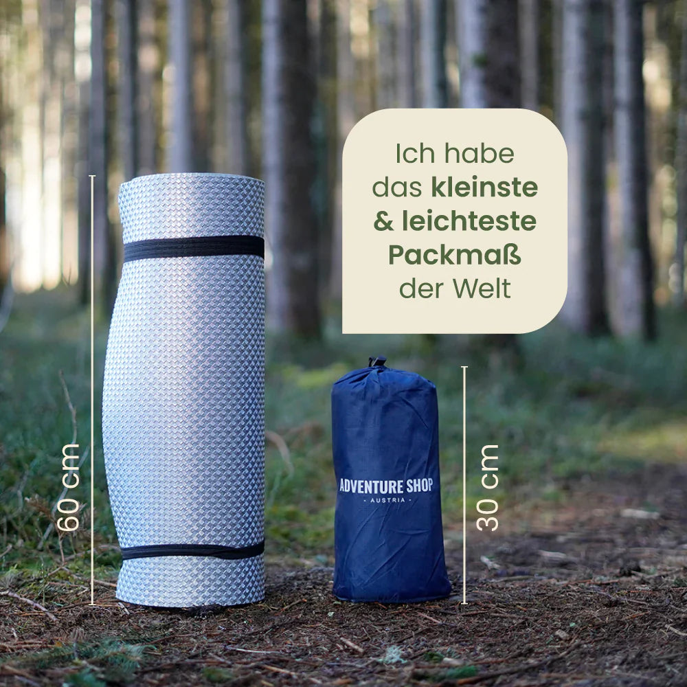 Superleichte und kompakte Isomatte – ideal für Reisen