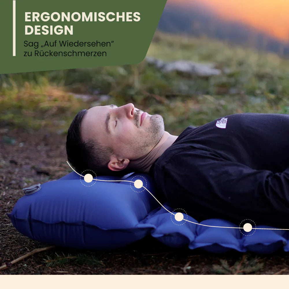 Superleichte und kompakte Isomatte – ideal für Reisen