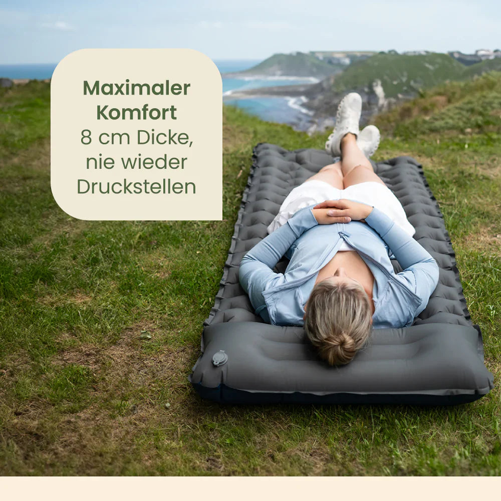 Superleichte und kompakte Isomatte – ideal für Reisen