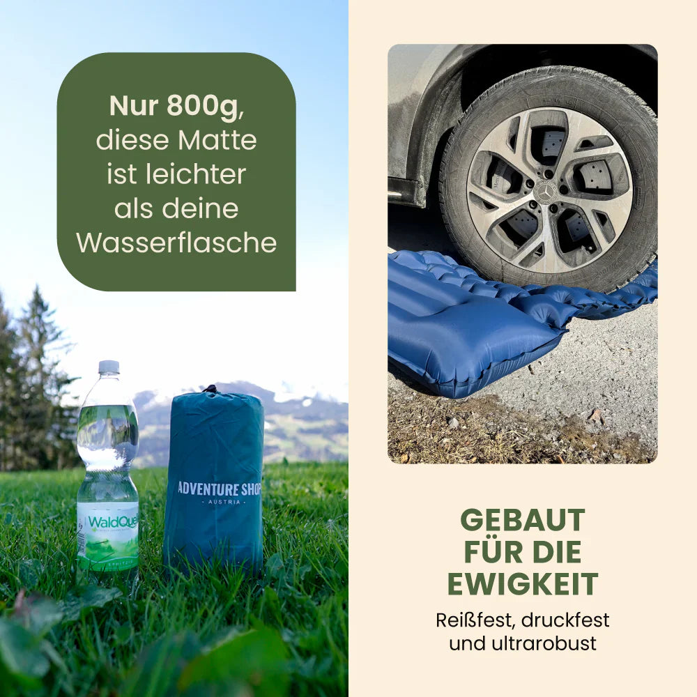 Superleichte und kompakte Isomatte – ideal für Reisen