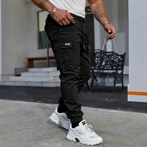 Lässige Cargohose für Herren mit Kordelzug