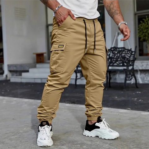 Lässige Cargohose für Herren mit Kordelzug